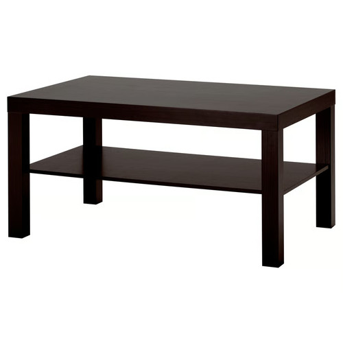 Ikea lack black - black, table